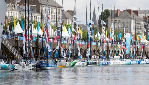 Les bateaux de la Solitaire en escale à Nantes