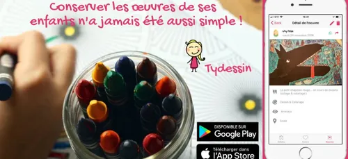 Tydessin : Une appli pour conserver les créations de vos enfants