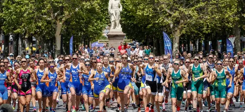 Le champion du monde de Triathlon à La Baule