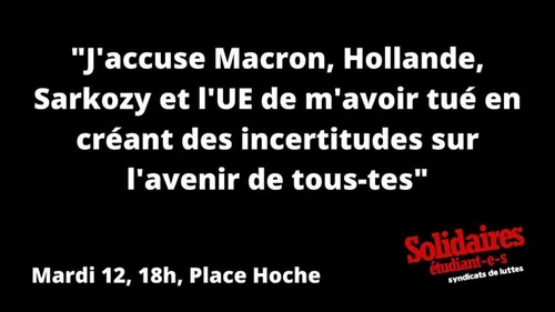 Précarité : les étudiants se mobilisent ce mardi
