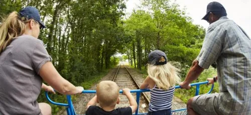 Carte Postale : une balade en draisine