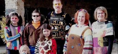 L'image du jour : une famille championne du monde des pulls moches !