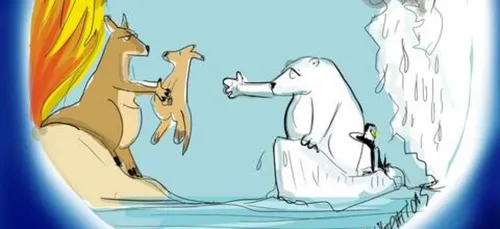 L'image du jour : Un dessin sur les incendies en Australie