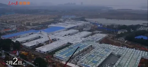 L'image du jour : construire un hôpital en 10 jours !