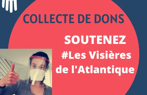 Des "visières anti-projection" fabriquées en Loire-Atlantique