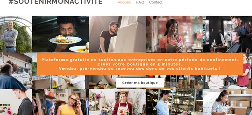 Une boutique en ligne pendant la crise