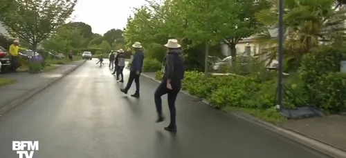 La danse du Madison à Carquefou pour les soignants