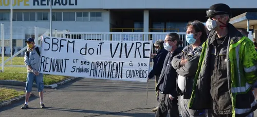 Les salariés Renault de Caudan occupent le site