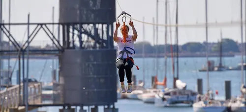 Une tyrolienne à Lorient