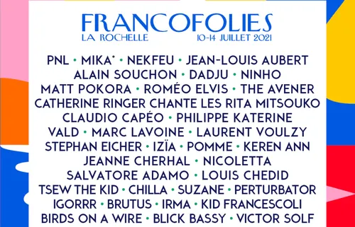 Les artistes reprogrammés aux Francos de 2021