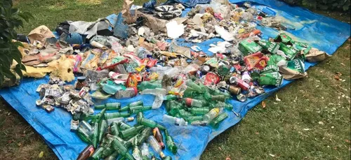 Une mayennaise ramasse des déchets tous les matins