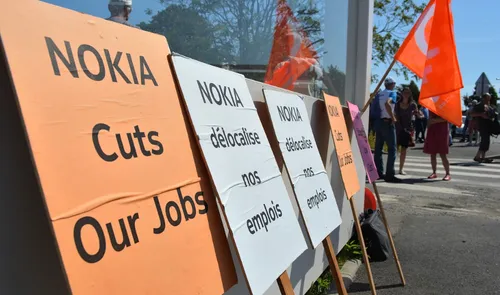Plan social : les salariés de Nokia mobilisés