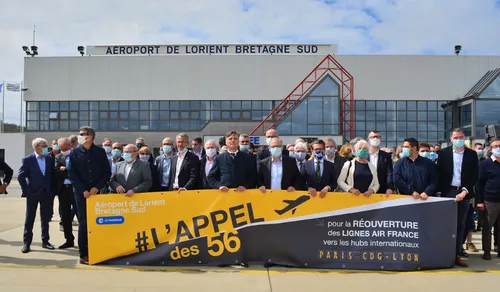 L'appel des 56 veut rouvrir les lignes Air France depuis Lorient