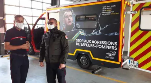 Les pompiers du 44 en campagne contre les agressions