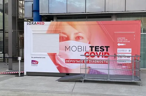 Covid-19 : un « Mobiltest » en gare de Rennes