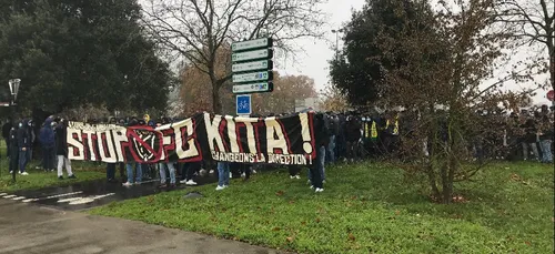 Une manifestation anti-Kita à la Beaujoire