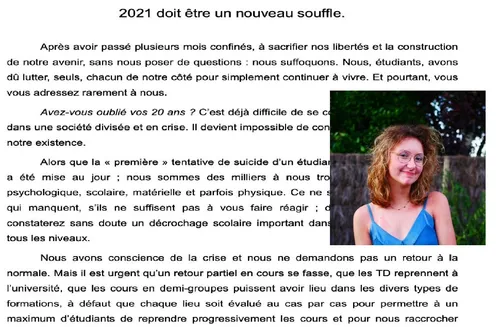 La lettre à Lucile ... adressée au Président Macron
