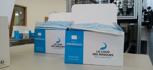 La coop des masques démarre la production