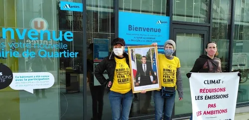 Emmanuel Macron à Nantes : l'inaction climatique