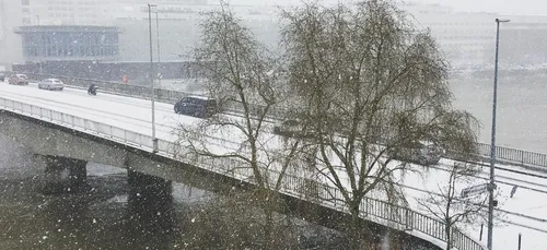La neige arrivée en surprise à Nantes, et ailleurs dans l'Ouest