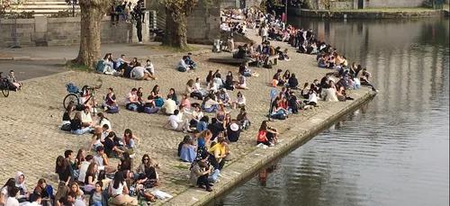 Les bords de l'Erdre pris d'assaut à l'heure de l'apéro