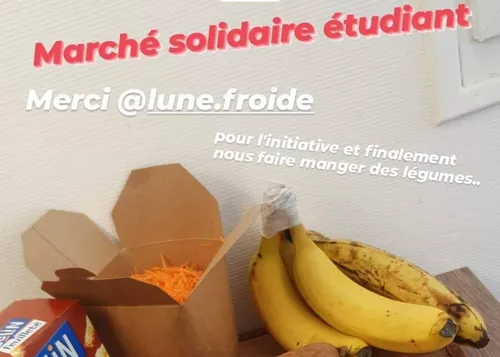 Un marché alimentaire et solidaire, à Nantes