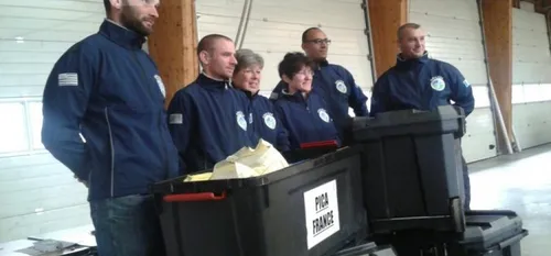 Des pompiers costarmoricains au chevet des sinistr&eacute;s...