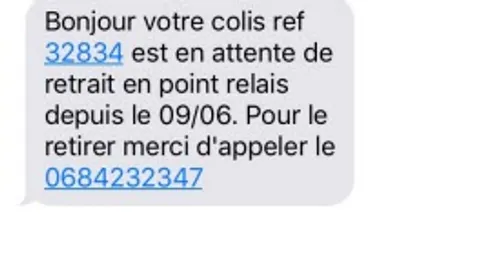 Arnaque aux SMS : attention aux messages annonçant l’arrivée d’un...