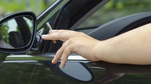 Elle jette un mégot par la fenêtre de sa voiture qui prend feu