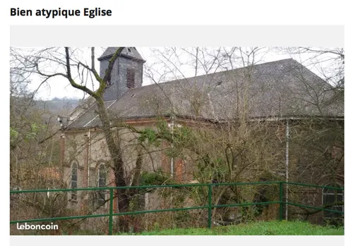 Une église en vente sur Le Bon coin