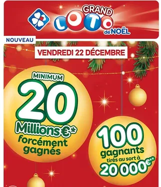 Un loto de Noël à 20 millions d'euros vendredi !