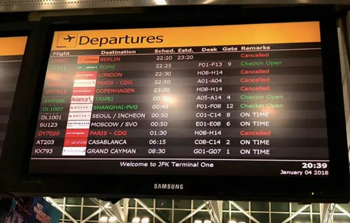 Tempête de neige : les naufragés du vol Paris - New-York bloqués...