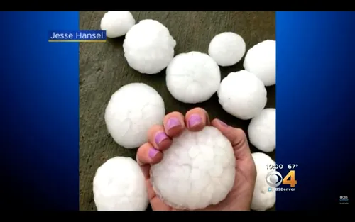 USA : des grêlons gros comme des boules de pétanque !