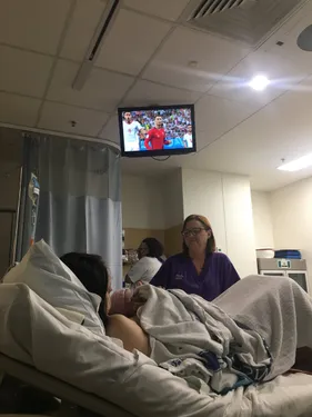 Sa femme accouche, il demande à regarder un match du Mondial en direct