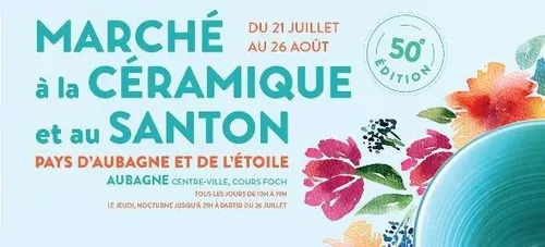 Aubagne : venez découvrir le marché à la Céramique et au Santon