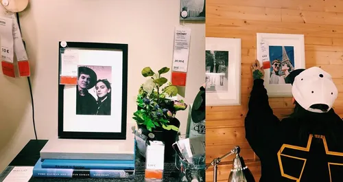 Ils remplacent toutes les photos chez Ikea par leurs propres clichés