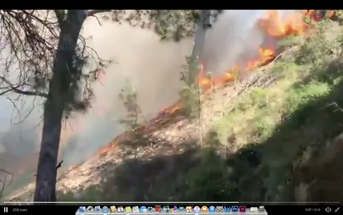 Ensuès : incendie virulent et ligne SNCF coupée
