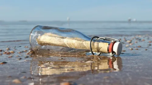 Un jeune Américain jette une bouteille à la mer, un Français lui...
