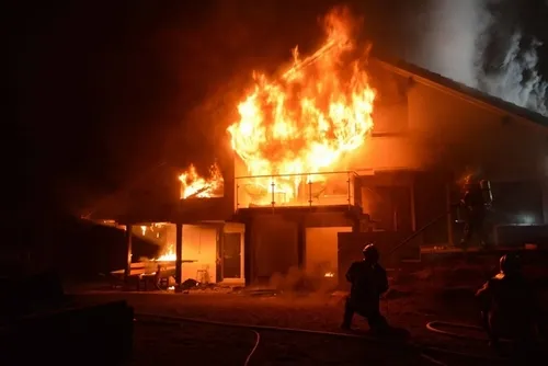 Sauvés d’un incendie par leur chiot de 6 mois
