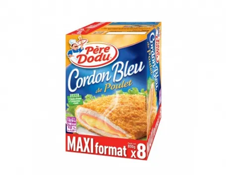 Rappel de cordons bleus “Père Dodu” en raison de traces de produit...