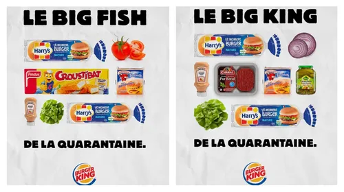 Burger King propose ses recettes avec des produits de grande...