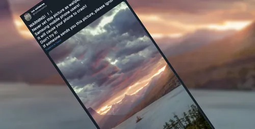 Une photo rend inutilisables les smartphones Android une fois...