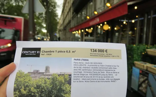 À Paris, une chambre de 6,50 m2 vendue 134 000 euros !
