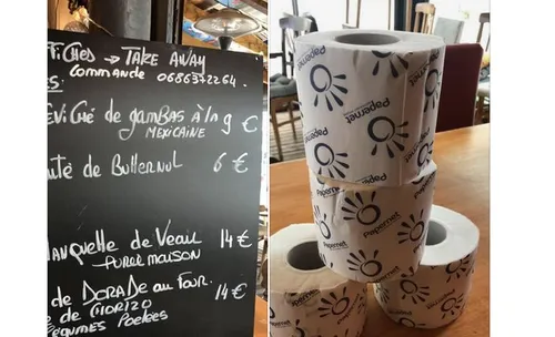 Un restaurant a offert un rouleau de papier toilette pour chaque...