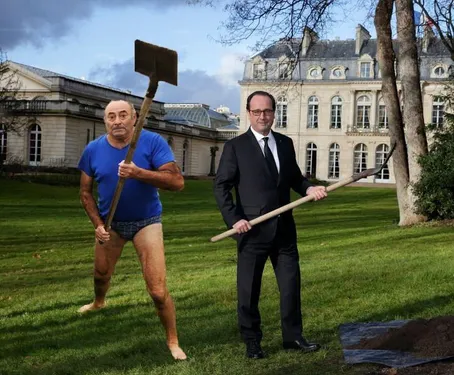 "L'homme au slip et à la pelle" demande 200 000 euros de réparation...