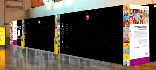 Marseille : un mur d'expression à la gare Saint-Charles