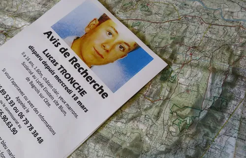 Les ossements trouvés dans le Gard sont bien ceux de Lucas Tronche