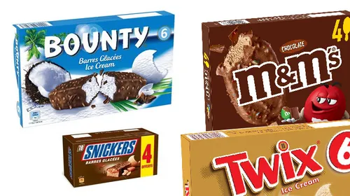 Leclerc rappelle des glaces Snickers, Twix, Bounty et M&M’S